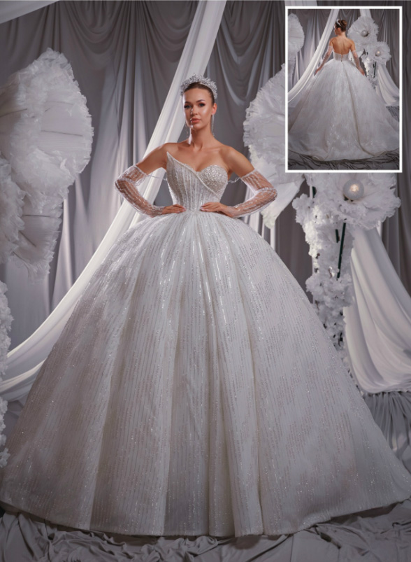 Taşlarla Bezenmiş Cesur Prenses Kesim- 8013 - Görsel 2