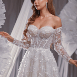 Romantik Çiçeklerle Zarafetin Dansı- 8016