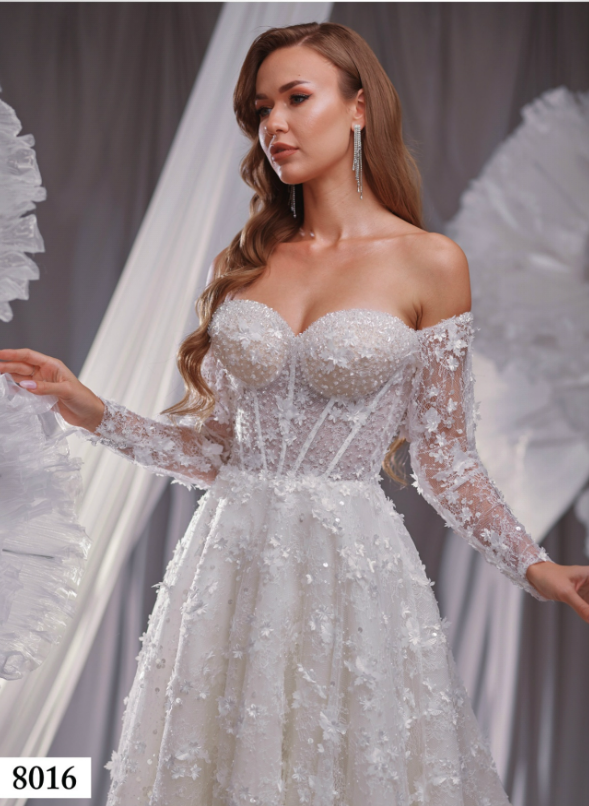 Romantik Çiçeklerle Zarafetin Dansı- 8016