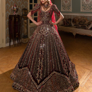 Bordo İhtişamın Altınla Dansı - B 6